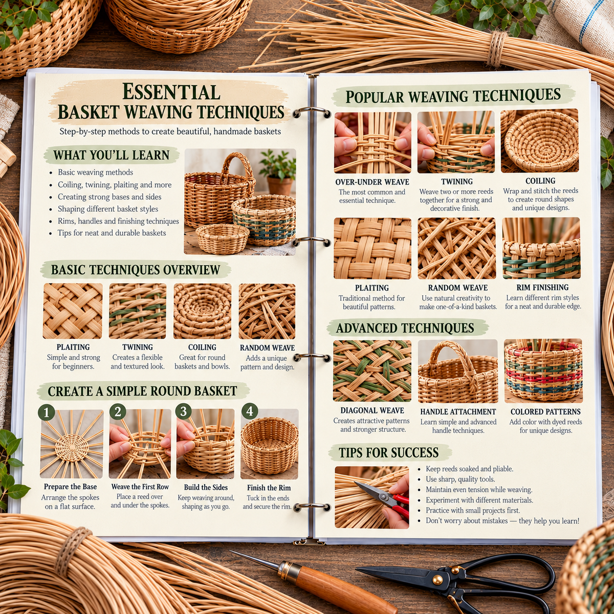 1,000+ Free Basket Weaving Notes